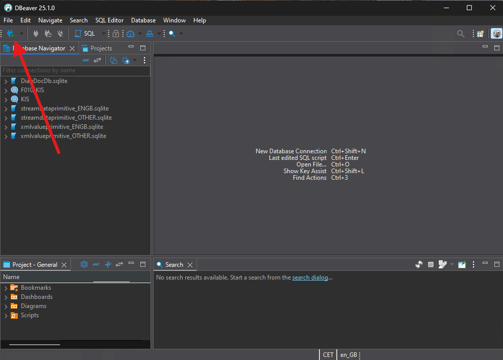 New database connection